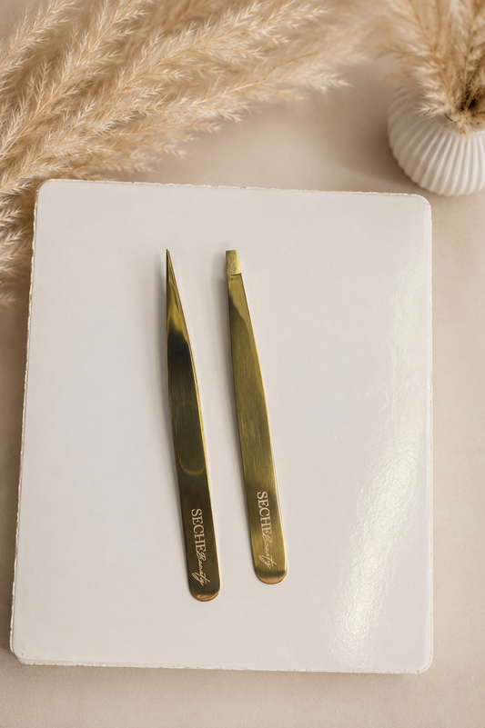 Brow tweezer duo