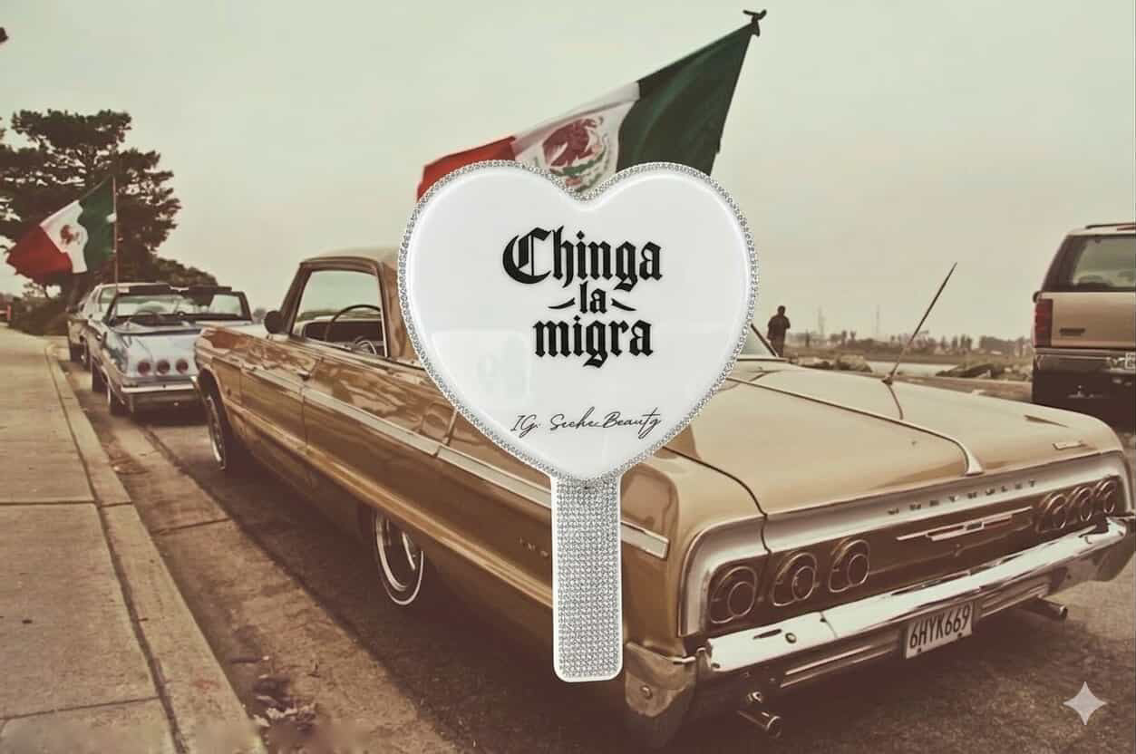 Chicana lash mirrors