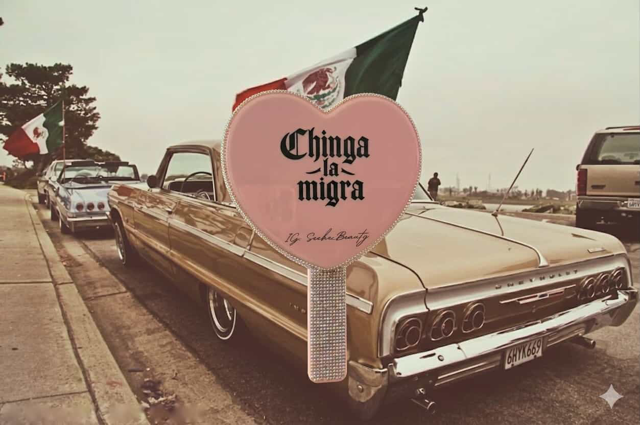 Chicana lash mirrors