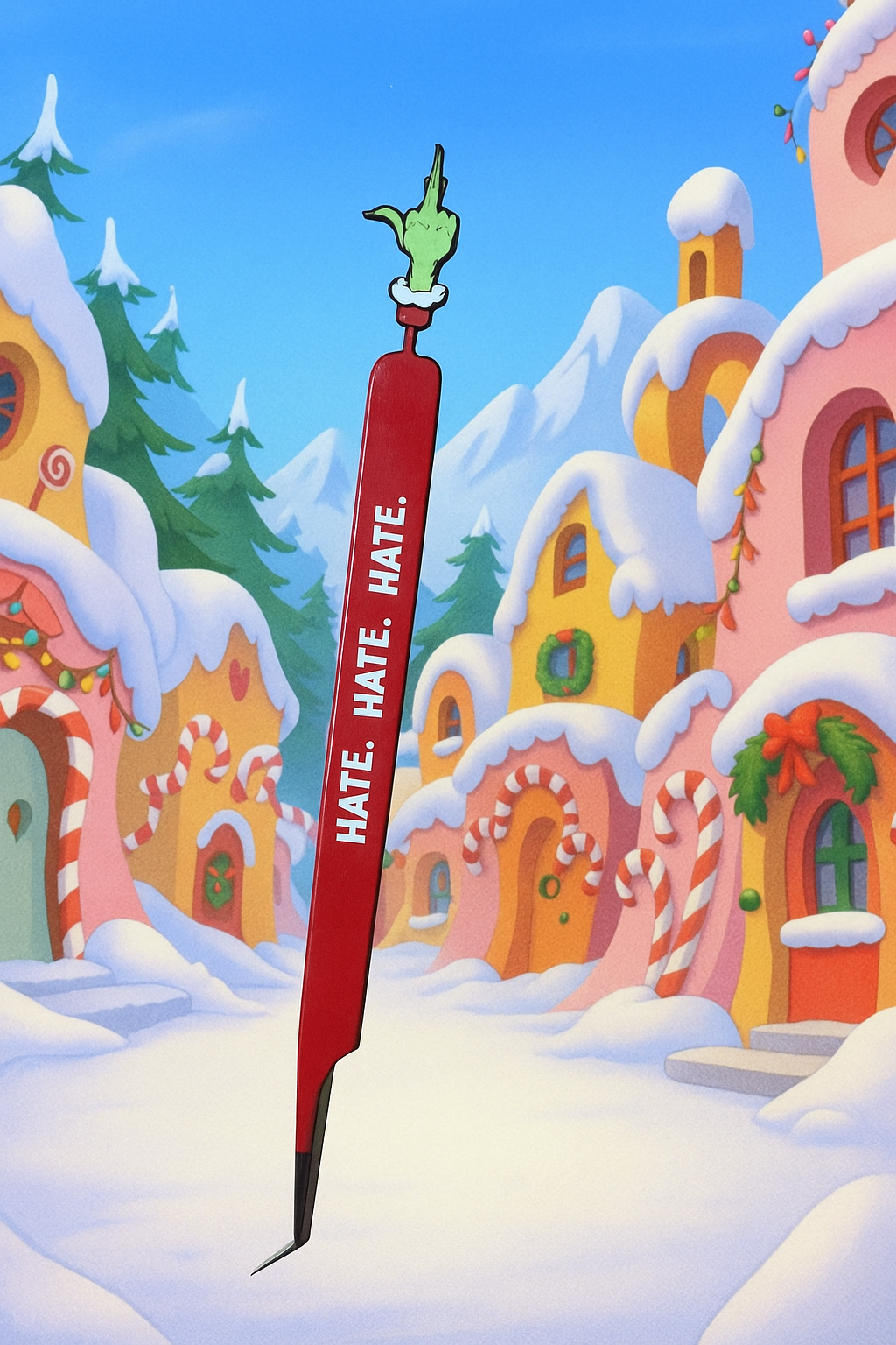 GRINCH duo (no case) both tweezers