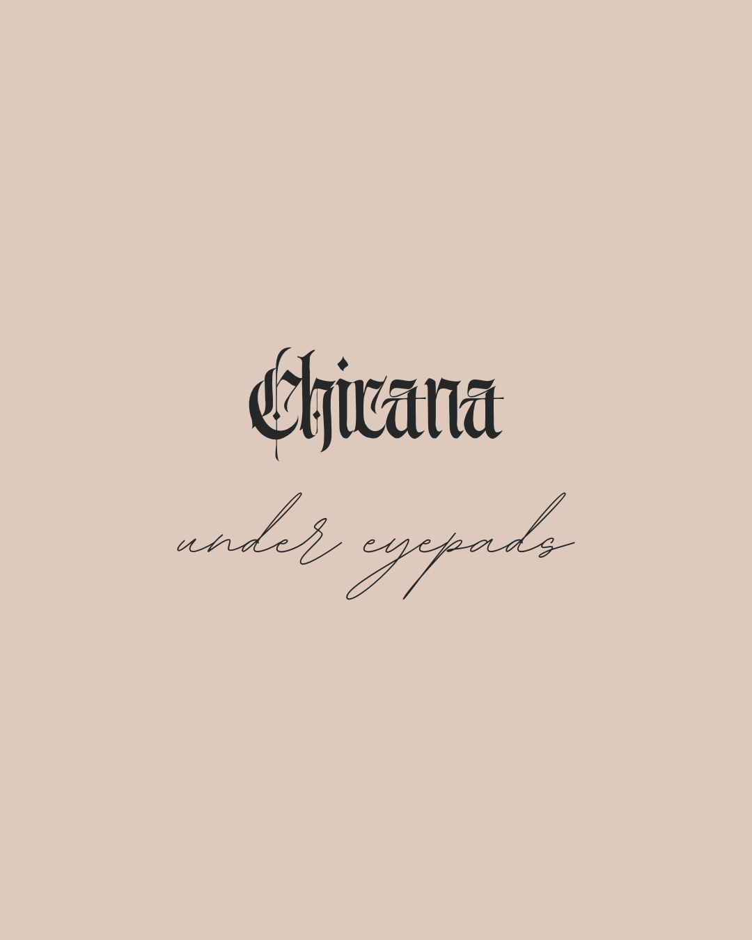 Chicana foam under eye pads