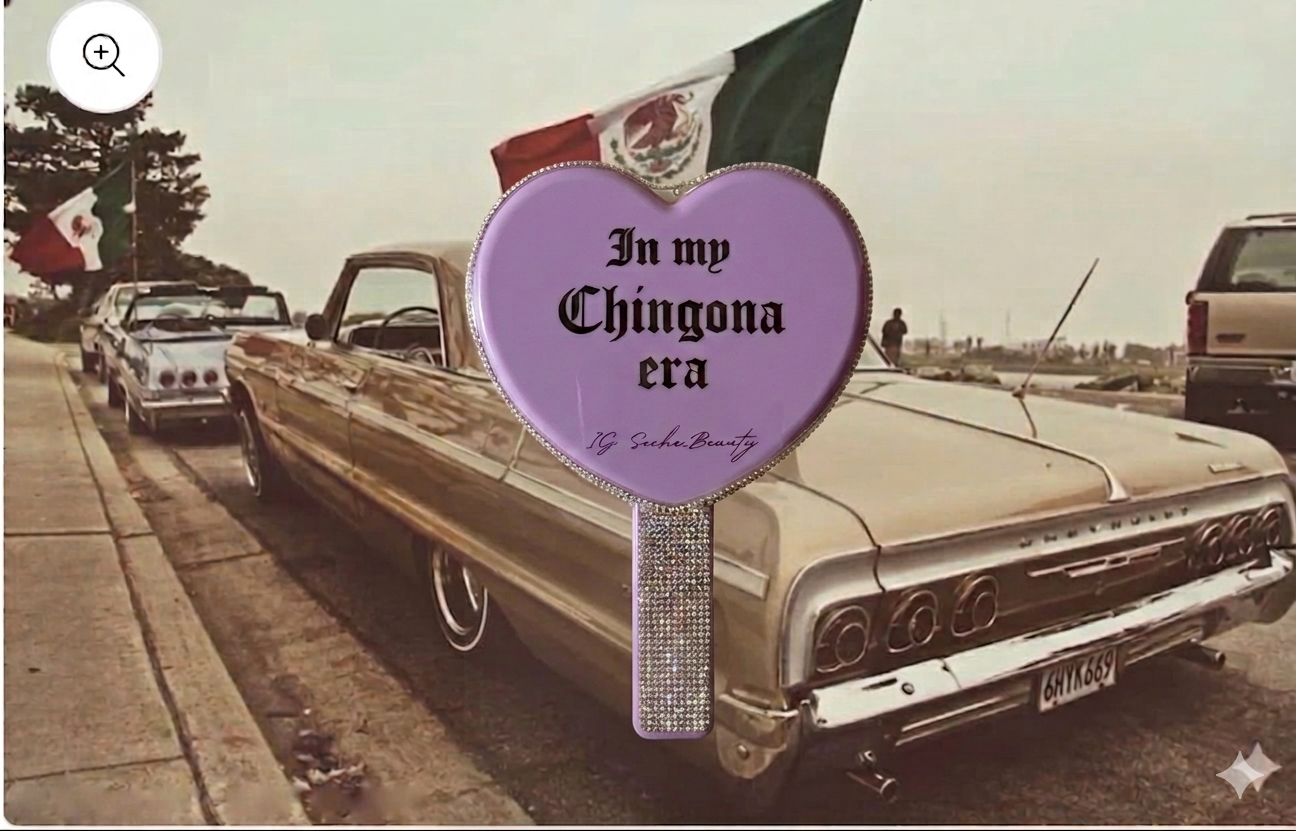 Chicana lash mirrors